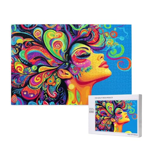 Puzzle Abstrakt,Puzzle 6000 Teile Frau Holzpuzzle Erwachsene mit Geschenkbox und Poster,Schwieriges,Unterhaltsames,Herausforderndes,Geeignet für Anfänger ab 14 Jahren,Geschenke für Männer/Frauen M-396 Puzzle Abstrakt,Puzzle 6000 Teile Frau Holzpuzzle Erwachsene mit Geschenkbox und Poster,Schwieriges,Unterhaltsames,Herausforderndes,Geeignet für Anfänger ab 14 Jahren,Geschenke für Männer/Frauen M-396 von Yeogcohe