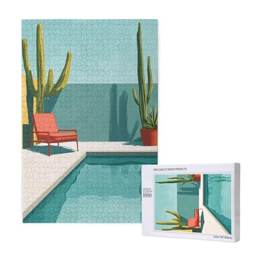 Puzzle Anlage,Puzzle 300 Teile Einfachheit Holzpuzzle Erwachsene mit Geschenkbox,Schwieriges,Unterhaltsames,Herausforderndes,Geeignet für Anfänger ab 14 Jahren,Geschenke für Männer/Frauen M-1228 von Yeogcohe