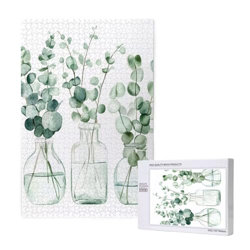 Puzzle Anlage,Puzzle 6000 Teile Blatt Holzpuzzle Erwachsene mit Geschenkbox und Poster,Schwieriges,Unterhaltsames,Herausforderndes,Geeignet für Anfänger ab 14 Jahren,Geschenke für Männer/Frauen M-1404 von Yeogcohe