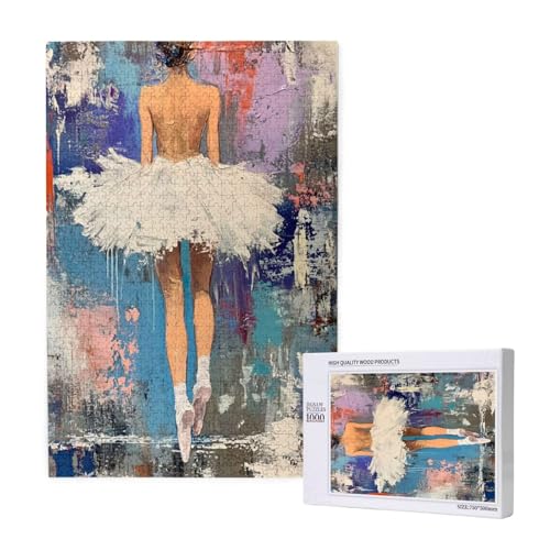 Puzzle Ballett,Puzzle 1000 Teile Frau Holzpuzzle Erwachsene mit Geschenkbox und Poster,Schwieriges,Unterhaltsames,Herausforderndes,Geeignet für Anfänger ab 14 Jahren,Geschenke für Männer/Frauen M-1705 Puzzle Ballett,Puzzle 1000 Teile Frau Holzpuzzle Erwachsene mit Geschenkbox und Poster,Schwieriges,Unterhaltsames,Herausforderndes,Geeignet für Anfänger ab 14 Jahren,Geschenke für Männer/Frauen M-1705 von Yeogcohe