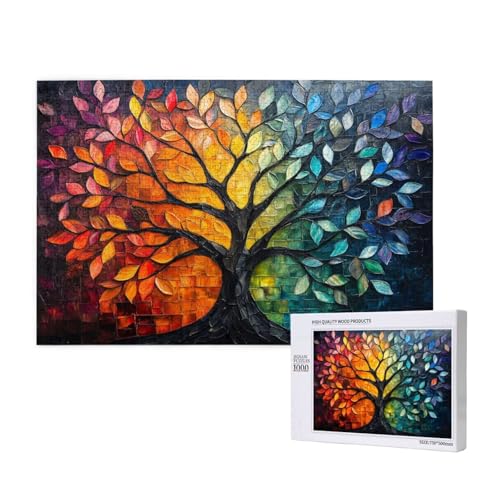Puzzle Baum des Lebens,Puzzle 4000 Teile Farbe Holzpuzzle Erwachsene mit Geschenkbox,Schwieriges,Unterhaltsames,Herausforderndes,Geeignet für Anfänger ab 14 Jahren,Geschenke für Männer/Frauen M-734 Puzzle Baum des Lebens,Puzzle 4000 Teile Farbe Holzpuzzle Erwachsene mit Geschenkbox,Schwieriges,Unterhaltsames,Herausforderndes,Geeignet für Anfänger ab 14 Jahren,Geschenke für Männer/Frauen M-734 von Yeogcohe