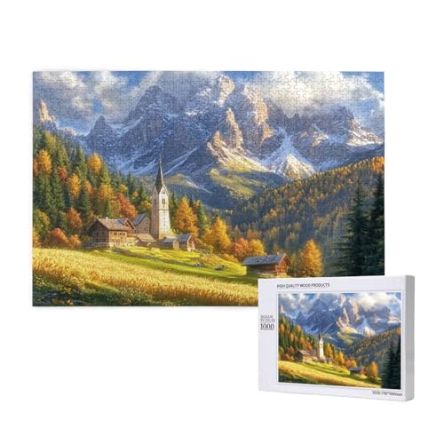 Puzzle Berg,Puzzle 2000 Teile Landschaft Holzpuzzle Erwachsene mit Geschenkbox und Poster,Schwieriges,Unterhaltsames,Herausforderndes,Geeignet für Anfänger ab 14 Jahren,Geschenke für Frauen M-20 Puzzle Berg,Puzzle 2000 Teile Landschaft Holzpuzzle Erwachsene mit Geschenkbox und Poster,Schwieriges,Unterhaltsames,Herausforderndes,Geeignet für Anfänger ab 14 Jahren,Geschenke für Frauen M-20 von Yeogcohe