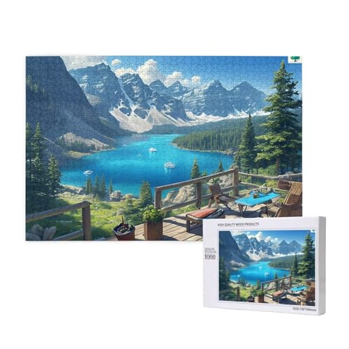Puzzle Berg,Puzzle 2000 Teile Landschaft Holzpuzzle Erwachsene mit Geschenkbox und Poster,Schwieriges,Unterhaltsames,Herausforderndes,Geeignet für Anfänger ab 14 Jahren,Geschenke für Frauen M-207 Puzzle Berg,Puzzle 2000 Teile Landschaft Holzpuzzle Erwachsene mit Geschenkbox und Poster,Schwieriges,Unterhaltsames,Herausforderndes,Geeignet für Anfänger ab 14 Jahren,Geschenke für Frauen M-207 von Yeogcohe