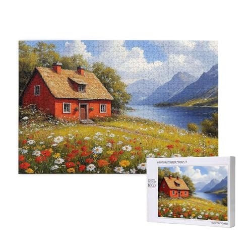Puzzle Berg,Puzzle 4000 Teile Blume Holzpuzzle Erwachsene mit Geschenkbox und Poster,Schwieriges, Unterhaltsames, Herausforderndes, Geeignet für Anfänger ab 14 Jahren,Geschenke für Männer/Frauen M-671 Puzzle Berg,Puzzle 4000 Teile Blume Holzpuzzle Erwachsene mit Geschenkbox und Poster,Schwieriges, Unterhaltsames, Herausforderndes, Geeignet für Anfänger ab 14 Jahren,Geschenke für Männer/Frauen M-671 von Yeogcohe