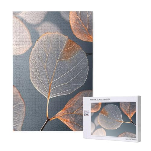 Puzzle Blätter,Puzzle 1000 Teile Einfachheit Holzpuzzle Erwachsene mit Geschenkbox,Schwieriges,Unterhaltsames,Herausforderndes,Geeignet für Anfänger ab 14 Jahren,Geschenke für Männer/Frauen M-1951 Puzzle Blätter,Puzzle 1000 Teile Einfachheit Holzpuzzle Erwachsene mit Geschenkbox,Schwieriges,Unterhaltsames,Herausforderndes,Geeignet für Anfänger ab 14 Jahren,Geschenke für Männer/Frauen M-1951 von Yeogcohe
