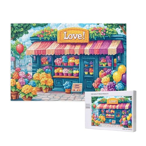 Puzzle Blume,Puzzle 1000 Teile Frühling Holzpuzzle Erwachsene mit Geschenkbox und Poster,Schwieriges,Unterhaltsames,Herausforderndes,Geeignet für Anfänger ab 14 Jahren,Geschenke für Frauen M-605 Puzzle Blume,Puzzle 1000 Teile Frühling Holzpuzzle Erwachsene mit Geschenkbox und Poster,Schwieriges,Unterhaltsames,Herausforderndes,Geeignet für Anfänger ab 14 Jahren,Geschenke für Frauen M-605 von Yeogcohe