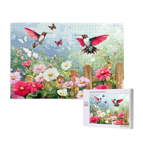 Puzzle Blume,Puzzle 1000 Teile Vogel Holzpuzzle Erwachsene mit Geschenkbox und Poster,Schwieriges,Unterhaltsames,Herausforderndes,Geeignet für Anfänger ab 14 Jahren,Geschenke für Männer/Frauen M-416 Puzzle Blume,Puzzle 1000 Teile Vogel Holzpuzzle Erwachsene mit Geschenkbox und Poster,Schwieriges,Unterhaltsames,Herausforderndes,Geeignet für Anfänger ab 14 Jahren,Geschenke für Männer/Frauen M-416 von Yeogcohe