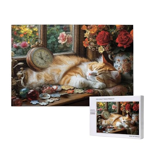 Puzzle Blume,Puzzle 2000 Teile Katze Holzpuzzle Erwachsene mit Geschenkbox und Poster,Schwieriges,Unterhaltsames,Herausforderndes,Geeignet für Anfänger ab 14 Jahren,Geschenke für Männer/Frauen M-278 Puzzle Blume,Puzzle 2000 Teile Katze Holzpuzzle Erwachsene mit Geschenkbox und Poster,Schwieriges,Unterhaltsames,Herausforderndes,Geeignet für Anfänger ab 14 Jahren,Geschenke für Männer/Frauen M-278 von Yeogcohe