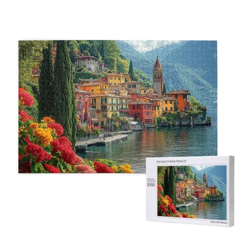Puzzle Blume,Puzzle 2000 Teile Landschaft Holzpuzzle Erwachsene mit Geschenkbox,Schwieriges,Unterhaltsames,Herausforderndes,Geeignet für Anfänger ab 14 Jahren,Geschenke für Männer/Frauen M-800 von Yeogcohe