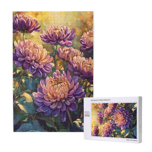 Puzzle Blume,Puzzle 300 Teile Chrysantheme Holzpuzzle Erwachsene mit Geschenkbox,Schwieriges,Unterhaltsames,Herausforderndes,Geeignet für Anfänger ab 14 Jahren,Geschenke für Männer/Frauen M-1729 Puzzle Blume,Puzzle 300 Teile Chrysantheme Holzpuzzle Erwachsene mit Geschenkbox,Schwieriges,Unterhaltsames,Herausforderndes,Geeignet für Anfänger ab 14 Jahren,Geschenke für Männer/Frauen M-1729 von Yeogcohe