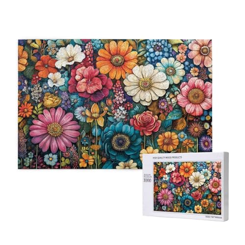 Puzzle Blume,Puzzle 300 Teile Farbe Holzpuzzle Erwachsene mit Geschenkbox und Poster,Schwieriges, Unterhaltsames, Herausforderndes, Geeignet für Anfänger ab 14 Jahren,Geschenke für Männer/Frauen M-287 Puzzle Blume,Puzzle 300 Teile Farbe Holzpuzzle Erwachsene mit Geschenkbox und Poster,Schwieriges, Unterhaltsames, Herausforderndes, Geeignet für Anfänger ab 14 Jahren,Geschenke für Männer/Frauen M-287 von Yeogcohe