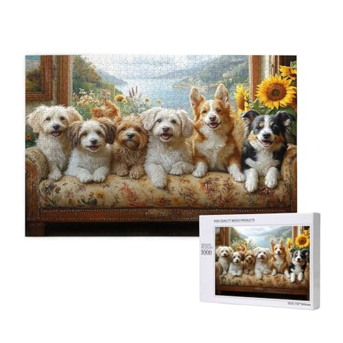 Puzzle Blume,Puzzle 300 Teile Hund Holzpuzzle Erwachsene mit Geschenkbox und Poster,Schwieriges, Unterhaltsames, Herausforderndes, Geeignet für Anfänger ab 14 Jahren,Geschenke für Männer/Frauen M-858 Puzzle Blume,Puzzle 300 Teile Hund Holzpuzzle Erwachsene mit Geschenkbox und Poster,Schwieriges, Unterhaltsames, Herausforderndes, Geeignet für Anfänger ab 14 Jahren,Geschenke für Männer/Frauen M-858 von Yeogcohe