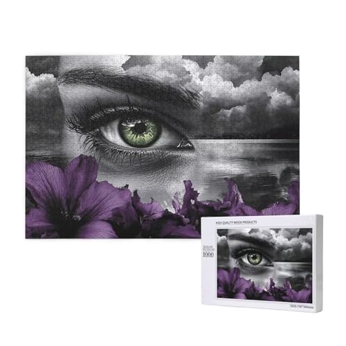 Puzzle Blume,Puzzle 4000 Teile Auge Holzpuzzle Erwachsene mit Geschenkbox und Poster,Schwieriges, Unterhaltsames, Herausforderndes, Geeignet für Anfänger ab 14 Jahren,Geschenke für Männer/Frauen M-599 Puzzle Blume,Puzzle 4000 Teile Auge Holzpuzzle Erwachsene mit Geschenkbox und Poster,Schwieriges, Unterhaltsames, Herausforderndes, Geeignet für Anfänger ab 14 Jahren,Geschenke für Männer/Frauen M-599 von Yeogcohe