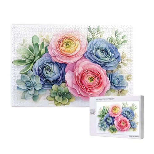 Puzzle Blume,Puzzle 4000 Teile Rose Holzpuzzle Erwachsene mit Geschenkbox und Poster,Schwieriges, Unterhaltsames, Herausforderndes, Geeignet für Anfänger ab 14 Jahren,Geschenke für Männer/Frauen M-964 Puzzle Blume,Puzzle 4000 Teile Rose Holzpuzzle Erwachsene mit Geschenkbox und Poster,Schwieriges, Unterhaltsames, Herausforderndes, Geeignet für Anfänger ab 14 Jahren,Geschenke für Männer/Frauen M-964 von Yeogcohe