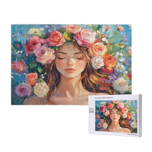 Puzzle Blume,Puzzle 6000 Teile Frau Holzpuzzle Erwachsene mit Geschenkbox und Poster,Schwieriges,Unterhaltsames,Herausforderndes,Geeignet für Anfänger ab 14 Jahren,Geschenke für Männer/Frauen M-1079 Puzzle Blume,Puzzle 6000 Teile Frau Holzpuzzle Erwachsene mit Geschenkbox und Poster,Schwieriges,Unterhaltsames,Herausforderndes,Geeignet für Anfänger ab 14 Jahren,Geschenke für Männer/Frauen M-1079 von Yeogcohe