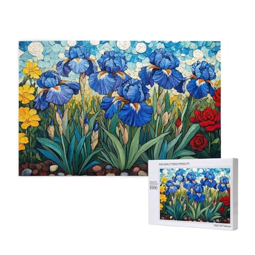 Puzzle Blume,Puzzle 6000 Teile Iris Holzpuzzle Erwachsene mit Geschenkbox und Poster,Schwieriges, Unterhaltsames, Herausforderndes, Geeignet für Anfänger ab 14 Jahren,Geschenke für Männer/Frauen M-869 Puzzle Blume,Puzzle 6000 Teile Iris Holzpuzzle Erwachsene mit Geschenkbox und Poster,Schwieriges, Unterhaltsames, Herausforderndes, Geeignet für Anfänger ab 14 Jahren,Geschenke für Männer/Frauen M-869 von Yeogcohe