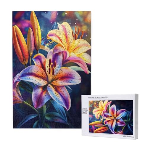 Puzzle Blume,Puzzle 6000 Teile Lilie Holzpuzzle Erwachsene mit Geschenkbox und Poster,Schwieriges,Unterhaltsames,Herausforderndes,Geeignet für Anfänger ab 14 Jahren,Geschenke für Männer/Frauen M-1353 Puzzle Blume,Puzzle 6000 Teile Lilie Holzpuzzle Erwachsene mit Geschenkbox und Poster,Schwieriges,Unterhaltsames,Herausforderndes,Geeignet für Anfänger ab 14 Jahren,Geschenke für Männer/Frauen M-1353 von Yeogcohe