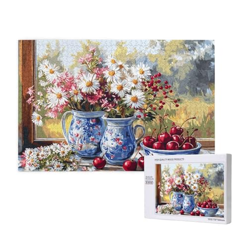 Puzzle Blume,Puzzle 6000 Teile Obst Holzpuzzle Erwachsene mit Geschenkbox und Poster,Schwieriges, Unterhaltsames, Herausforderndes, Geeignet für Anfänger ab 14 Jahren,Geschenke für Männer/Frauen M-618 Puzzle Blume,Puzzle 6000 Teile Obst Holzpuzzle Erwachsene mit Geschenkbox und Poster,Schwieriges, Unterhaltsames, Herausforderndes, Geeignet für Anfänger ab 14 Jahren,Geschenke für Männer/Frauen M-618 von Yeogcohe