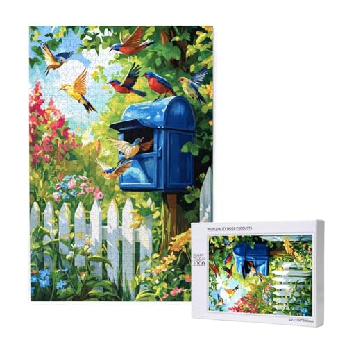 Puzzle Blume,Puzzle 6000 Teile Vogel Holzpuzzle Erwachsene mit Geschenkbox und Poster,Schwieriges,Unterhaltsames,Herausforderndes,Geeignet für Anfänger ab 14 Jahren,Geschenke für Männer/Frauen M-1111 von Yeogcohe