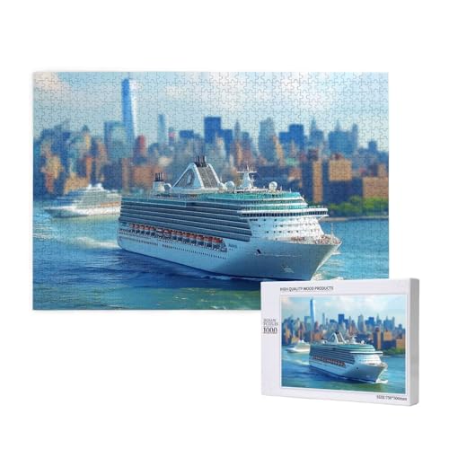 Puzzle Boot,Puzzle 300 Teile Ozean Holzpuzzle Erwachsene mit Geschenkbox und Poster,Schwieriges, Unterhaltsames, Herausforderndes, Geeignet für Anfänger ab 14 Jahren,Geschenke für Männer/Frauen M-826 von Yeogcohe
