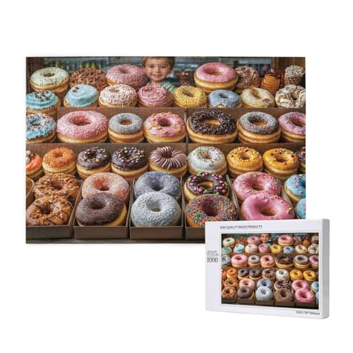 Puzzle Brot,Puzzle 300 Teile Farbe Holzpuzzle Erwachsene mit Geschenkbox und Poster,Schwieriges, Unterhaltsames, Herausforderndes, Geeignet für Anfänger ab 14 Jahren,Geschenke für Männer/Frauen M-899 von Yeogcohe