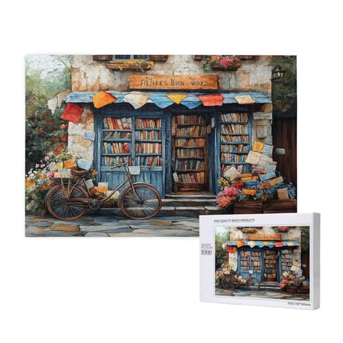Puzzle Buch,Puzzle 4000 Teile Geschäft Holzpuzzle Erwachsene mit Geschenkbox und Poster,Schwieriges,Unterhaltsames,Herausforderndes,Geeignet für Anfänger ab 14 Jahren,Geschenke für Männer/Frauen M-922 Puzzle Buch,Puzzle 4000 Teile Geschäft Holzpuzzle Erwachsene mit Geschenkbox und Poster,Schwieriges,Unterhaltsames,Herausforderndes,Geeignet für Anfänger ab 14 Jahren,Geschenke für Männer/Frauen M-922 von Yeogcohe