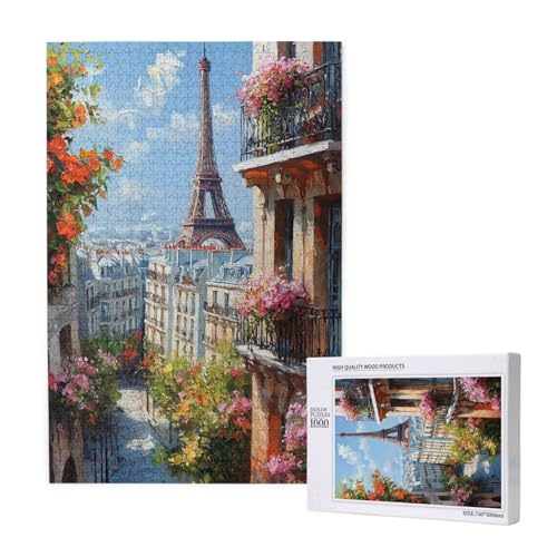 Puzzle Eiffelturm,Puzzle 300 Teile Blume Holzpuzzle Erwachsene mit Geschenkbox,Schwieriges,Unterhaltsames,Herausforderndes,Geeignet für Anfänger ab 14 Jahren,Geschenke für Männer/Frauen M-1521 Puzzle Eiffelturm,Puzzle 300 Teile Blume Holzpuzzle Erwachsene mit Geschenkbox,Schwieriges,Unterhaltsames,Herausforderndes,Geeignet für Anfänger ab 14 Jahren,Geschenke für Männer/Frauen M-1521 von Yeogcohe