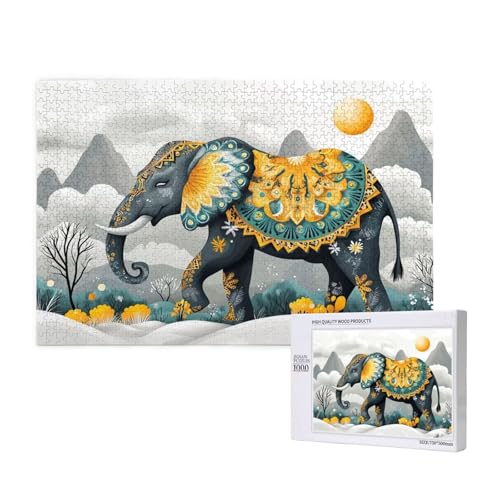 Puzzle Elefant,Puzzle 4000 Teile Berg Holzpuzzle Erwachsene mit Geschenkbox und Poster,Schwieriges,Unterhaltsames,Herausforderndes,Geeignet für Anfänger ab 14 Jahren,Geschenke für Männer/Frauen M-621 Puzzle Elefant,Puzzle 4000 Teile Berg Holzpuzzle Erwachsene mit Geschenkbox und Poster,Schwieriges,Unterhaltsames,Herausforderndes,Geeignet für Anfänger ab 14 Jahren,Geschenke für Männer/Frauen M-621 von Yeogcohe