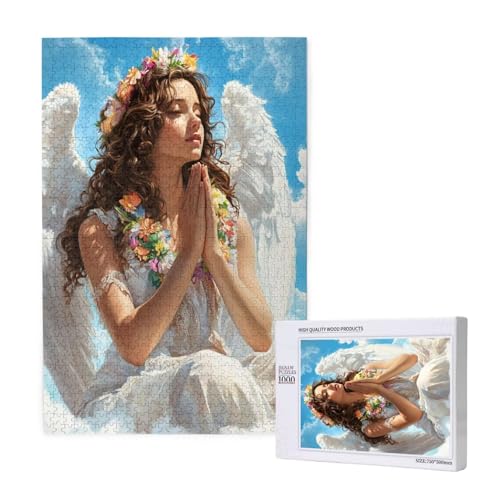 Puzzle Engel,Puzzle 4000 Teile Frau Holzpuzzle Erwachsene mit Geschenkbox und Poster,Schwieriges,Unterhaltsames,Herausforderndes,Geeignet für Anfänger ab 14 Jahren,Geschenke für Männer/Frauen M-1268 Puzzle Engel,Puzzle 4000 Teile Frau Holzpuzzle Erwachsene mit Geschenkbox und Poster,Schwieriges,Unterhaltsames,Herausforderndes,Geeignet für Anfänger ab 14 Jahren,Geschenke für Männer/Frauen M-1268 von Yeogcohe