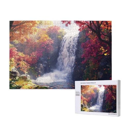 Puzzle Fallen,Puzzle 1000 Teile Landschaft Holzpuzzle Erwachsene mit Geschenkbox,Schwieriges,Unterhaltsames,Herausforderndes,Geeignet für Anfänger ab 14 Jahren,Geschenke für Männer/Frauen M-157 Puzzle Fallen,Puzzle 1000 Teile Landschaft Holzpuzzle Erwachsene mit Geschenkbox,Schwieriges,Unterhaltsames,Herausforderndes,Geeignet für Anfänger ab 14 Jahren,Geschenke für Männer/Frauen M-157 von Yeogcohe