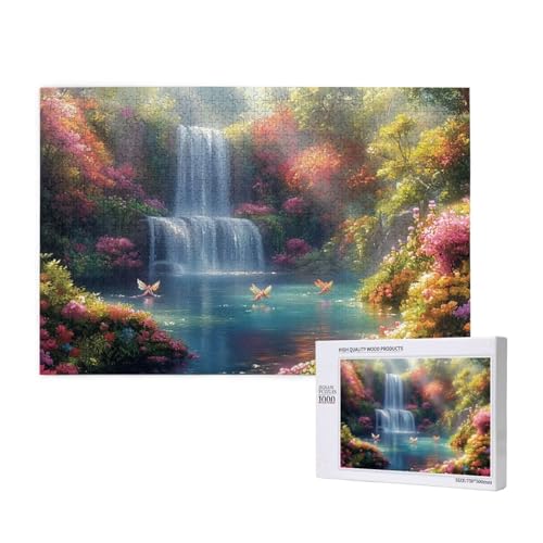 Puzzle Fallen,Puzzle 2000 Teile Landschaft Holzpuzzle Erwachsene mit Geschenkbox,Schwieriges,Unterhaltsames,Herausforderndes,Geeignet für Anfänger ab 14 Jahren,Geschenke für Männer/Frauen M-755 von Yeogcohe