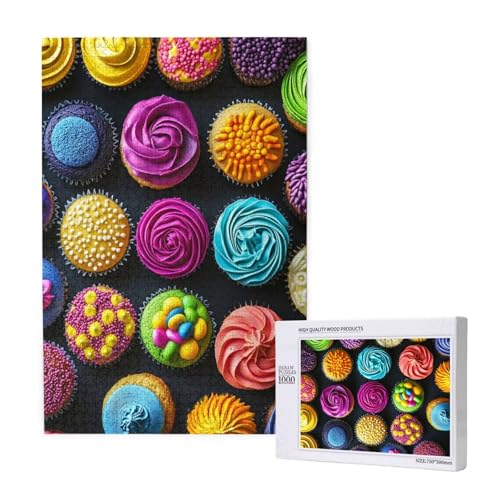 Puzzle Farbe,Puzzle 6000 Teile Brot Holzpuzzle Erwachsene mit Geschenkbox und Poster,Schwieriges,Unterhaltsames,Herausforderndes,Geeignet für Anfänger ab 14 Jahren,Geschenke für Männer/Frauen M-1503 von Yeogcohe