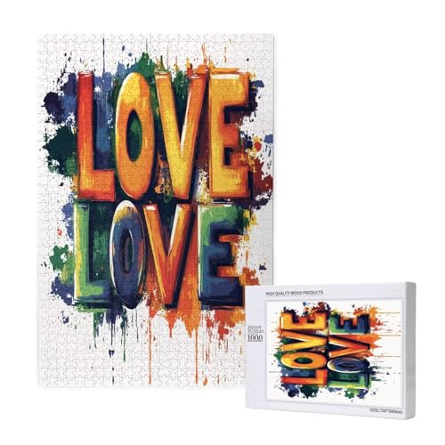 Puzzle Farbe,Puzzle 6000 Teile Liebe Holzpuzzle Erwachsene mit Geschenkbox und Poster,Schwieriges,Unterhaltsames,Herausforderndes,Geeignet für Anfänger ab 14 Jahren,Geschenke für Männer/Frauen M-1226 Puzzle Farbe,Puzzle 6000 Teile Liebe Holzpuzzle Erwachsene mit Geschenkbox und Poster,Schwieriges,Unterhaltsames,Herausforderndes,Geeignet für Anfänger ab 14 Jahren,Geschenke für Männer/Frauen M-1226 von Yeogcohe