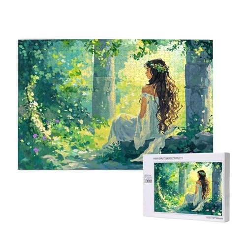 Puzzle Frau,Puzzle 2000 Teile Baum Holzpuzzle Erwachsene mit Geschenkbox und Poster,Schwieriges, Unterhaltsames, Herausforderndes, Geeignet für Anfänger ab 14 Jahren,Geschenke für Männer/Frauen M-490 von Yeogcohe