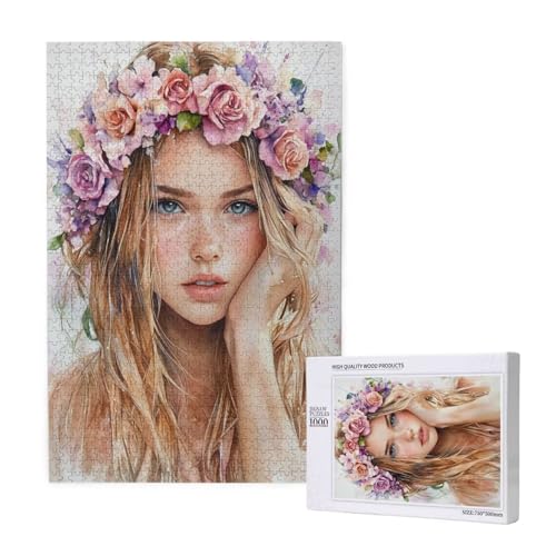 Puzzle Frau,Puzzle 2000 Teile Blume Holzpuzzle Erwachsene mit Geschenkbox und Poster,Schwieriges,Unterhaltsames,Herausforderndes,Geeignet für Anfänger ab 14 Jahren,Geschenke für Männer/Frauen M-1909 Puzzle Frau,Puzzle 2000 Teile Blume Holzpuzzle Erwachsene mit Geschenkbox und Poster,Schwieriges,Unterhaltsames,Herausforderndes,Geeignet für Anfänger ab 14 Jahren,Geschenke für Männer/Frauen M-1909 von Yeogcohe