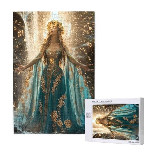 Puzzle Frau,Puzzle 2000 Teile Elf Holzpuzzle Erwachsene mit Geschenkbox und Poster,Schwieriges, Unterhaltsames, Herausforderndes, Geeignet für Anfänger ab 14 Jahren,Geschenke für Männer/Frauen M-1907 von Yeogcohe