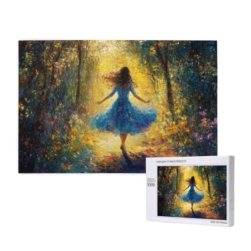 Puzzle Frau,Puzzle 300 Teile Blume Holzpuzzle Erwachsene mit Geschenkbox und Poster,Schwieriges, Unterhaltsames, Herausforderndes, Geeignet für Anfänger ab 14 Jahren,Geschenke für Männer/Frauen M-253 Puzzle Frau,Puzzle 300 Teile Blume Holzpuzzle Erwachsene mit Geschenkbox und Poster,Schwieriges, Unterhaltsames, Herausforderndes, Geeignet für Anfänger ab 14 Jahren,Geschenke für Männer/Frauen M-253 von Yeogcohe