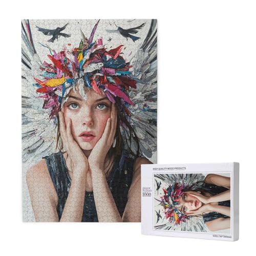 Puzzle Frau,Puzzle 300 Teile Tier Holzpuzzle Erwachsene mit Geschenkbox und Poster,Schwieriges, Unterhaltsames, Herausforderndes, Geeignet für Anfänger ab 14 Jahren,Geschenke für Männer/Frauen M-1787 Puzzle Frau,Puzzle 300 Teile Tier Holzpuzzle Erwachsene mit Geschenkbox und Poster,Schwieriges, Unterhaltsames, Herausforderndes, Geeignet für Anfänger ab 14 Jahren,Geschenke für Männer/Frauen M-1787 von Yeogcohe
