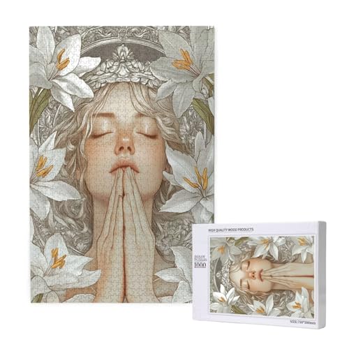Puzzle Frau,Puzzle 6000 Teile Blume Holzpuzzle Erwachsene mit Geschenkbox und Poster,Schwieriges,Unterhaltsames,Herausforderndes,Geeignet für Anfänger ab 14 Jahren,Geschenke für Männer/Frauen M-1824 Puzzle Frau,Puzzle 6000 Teile Blume Holzpuzzle Erwachsene mit Geschenkbox und Poster,Schwieriges,Unterhaltsames,Herausforderndes,Geeignet für Anfänger ab 14 Jahren,Geschenke für Männer/Frauen M-1824 von Yeogcohe
