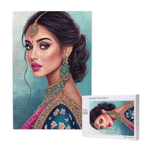 Puzzle Frau,Puzzle 6000 Teile Indien Holzpuzzle Erwachsene mit Geschenkbox und Poster,Schwieriges,Unterhaltsames,Herausforderndes,Geeignet für Anfänger ab 14 Jahren,Geschenke für Männer/Frauen M-1236 Puzzle Frau,Puzzle 6000 Teile Indien Holzpuzzle Erwachsene mit Geschenkbox und Poster,Schwieriges,Unterhaltsames,Herausforderndes,Geeignet für Anfänger ab 14 Jahren,Geschenke für Männer/Frauen M-1236 von Yeogcohe
