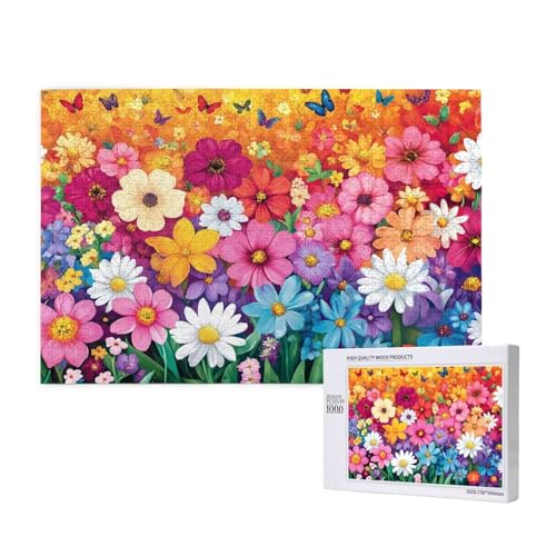 Puzzle Frühling,Puzzle 1000 Teile Blume Holzpuzzle Erwachsene mit Geschenkbox und Poster,Schwieriges,Unterhaltsames,Herausforderndes,Geeignet für Anfänger ab 14 Jahren,Geschenke für Frauen M-145 Puzzle Frühling,Puzzle 1000 Teile Blume Holzpuzzle Erwachsene mit Geschenkbox und Poster,Schwieriges,Unterhaltsames,Herausforderndes,Geeignet für Anfänger ab 14 Jahren,Geschenke für Frauen M-145 von Yeogcohe