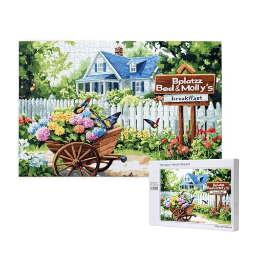Puzzle Frühling,Puzzle 2000 Teile Tier Holzpuzzle Erwachsene mit Geschenkbox und Poster,Schwieriges,Unterhaltsames,Herausforderndes,Geeignet für Anfänger ab 14 Jahren,Geschenke für Männer/Frauen M-611 von Yeogcohe
