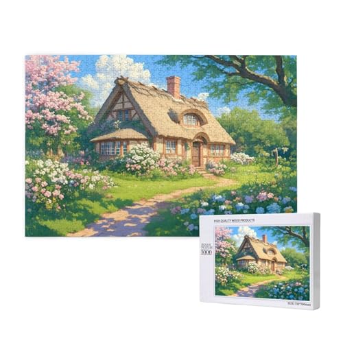 Puzzle Garten,Puzzle 1000 Teile Landschaft Holzpuzzle Erwachsene mit Geschenkbox,Schwieriges,Unterhaltsames,Herausforderndes,Geeignet für Anfänger ab 14 Jahren,Geschenke für Männer/Frauen M-153 Puzzle Garten,Puzzle 1000 Teile Landschaft Holzpuzzle Erwachsene mit Geschenkbox,Schwieriges,Unterhaltsames,Herausforderndes,Geeignet für Anfänger ab 14 Jahren,Geschenke für Männer/Frauen M-153 von Yeogcohe
