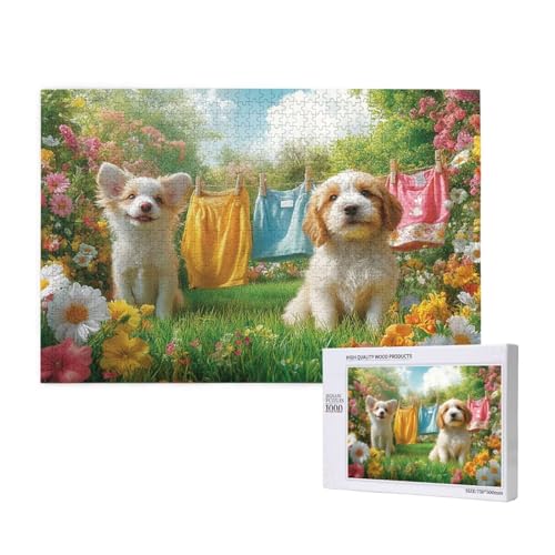 Puzzle Garten,Puzzle 4000 Teile Hund Holzpuzzle Erwachsene mit Geschenkbox und Poster,Schwieriges,Unterhaltsames,Herausforderndes,Geeignet für Anfänger ab 14 Jahren,Geschenke für Männer/Frauen M-866 Puzzle Garten,Puzzle 4000 Teile Hund Holzpuzzle Erwachsene mit Geschenkbox und Poster,Schwieriges,Unterhaltsames,Herausforderndes,Geeignet für Anfänger ab 14 Jahren,Geschenke für Männer/Frauen M-866 von Yeogcohe