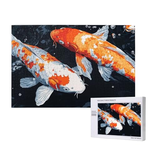 Puzzle Goldfisch,Puzzle 2000 Teile Tier Holzpuzzle Erwachsene mit Geschenkbox und Poster,Schwieriges,Unterhaltsames,Herausforderndes,Geeignet für Anfänger ab 14 Jahren,Geschenke für Frauen M-381 Puzzle Goldfisch,Puzzle 2000 Teile Tier Holzpuzzle Erwachsene mit Geschenkbox und Poster,Schwieriges,Unterhaltsames,Herausforderndes,Geeignet für Anfänger ab 14 Jahren,Geschenke für Frauen M-381 von Yeogcohe