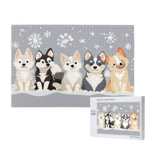Puzzle Heiser,Puzzle 300 Teile Hund Holzpuzzle Erwachsene mit Geschenkbox und Poster,Schwieriges,Unterhaltsames,Herausforderndes,Geeignet für Anfänger ab 14 Jahren,Geschenke für Männer/Frauen M-1057 Puzzle Heiser,Puzzle 300 Teile Hund Holzpuzzle Erwachsene mit Geschenkbox und Poster,Schwieriges,Unterhaltsames,Herausforderndes,Geeignet für Anfänger ab 14 Jahren,Geschenke für Männer/Frauen M-1057 von Yeogcohe