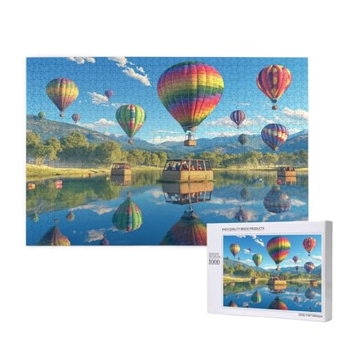 Puzzle Heißluftballon,Puzzle 2000 Teile Landschaft Holzpuzzle Erwachsene mit Geschenkbox,Schwieriges,Unterhaltsames,Herausforderndes,Geeignet für Anfänger ab 14 Jahren,Geschenke Männer/Frauen M-295 Puzzle Heißluftballon,Puzzle 2000 Teile Landschaft Holzpuzzle Erwachsene mit Geschenkbox,Schwieriges,Unterhaltsames,Herausforderndes,Geeignet für Anfänger ab 14 Jahren,Geschenke Männer/Frauen M-295 von Yeogcohe