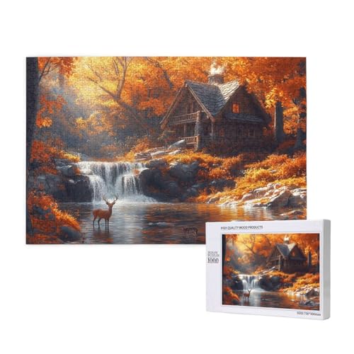 Puzzle Herbst,Puzzle 2000 Teile Tier Holzpuzzle Erwachsene mit Geschenkbox und Poster,Schwieriges,Unterhaltsames,Herausforderndes,Geeignet für Anfänger ab 14 Jahren,Geschenke für Männer/Frauen M-282 Puzzle Herbst,Puzzle 2000 Teile Tier Holzpuzzle Erwachsene mit Geschenkbox und Poster,Schwieriges,Unterhaltsames,Herausforderndes,Geeignet für Anfänger ab 14 Jahren,Geschenke für Männer/Frauen M-282 von Yeogcohe
