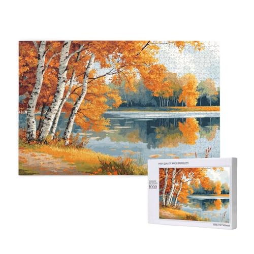 Puzzle Herbst,Puzzle 300 Teile Baum Holzpuzzle Erwachsene mit Geschenkbox und Poster,Schwieriges, Unterhaltsames, Herausforderndes, Geeignet für Anfänger ab 14 Jahren,Geschenke für Männer/Frauen M-455 Puzzle Herbst,Puzzle 300 Teile Baum Holzpuzzle Erwachsene mit Geschenkbox und Poster,Schwieriges, Unterhaltsames, Herausforderndes, Geeignet für Anfänger ab 14 Jahren,Geschenke für Männer/Frauen M-455 von Yeogcohe