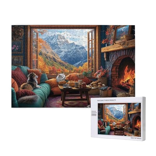 Puzzle Herbst,Puzzle 4000 Teile Landschaft Holzpuzzle Erwachsene mit Geschenkbox,Schwieriges,Unterhaltsames,Herausforderndes,Geeignet für Anfänger ab 14 Jahren,Geschenke für Männer/Frauen M-280 Puzzle Herbst,Puzzle 4000 Teile Landschaft Holzpuzzle Erwachsene mit Geschenkbox,Schwieriges,Unterhaltsames,Herausforderndes,Geeignet für Anfänger ab 14 Jahren,Geschenke für Männer/Frauen M-280 von Yeogcohe